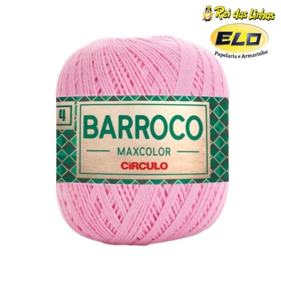 BARBANTE BARROCO MAXCOLOR N.4 200G-3526 ROSA CANDY